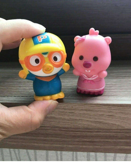 Pororo and Friends Splash Adventure Water Shooter Bath Toy Set - 6 Engaging Pieces