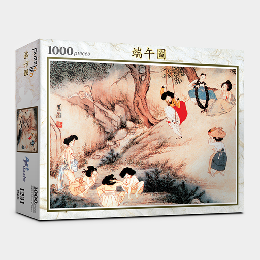 Dan-o Festivity 1000-Piece Jigsaw Puzzle by Shin Yun bok
