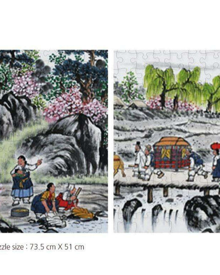 Korean Wedding Legacy Puzzle - Cultural Journey Experience Kit