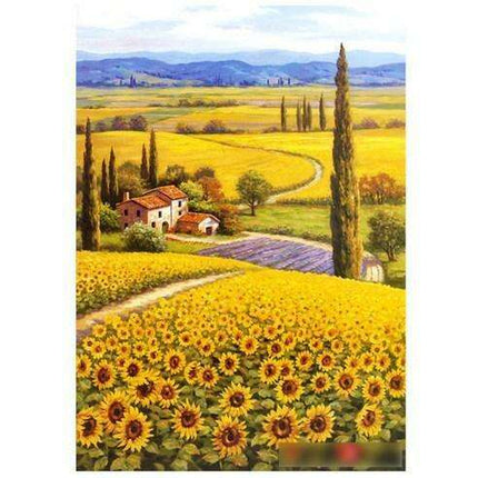 Sunflower Serenity 1000-Piece Jigsaw Puzzle Experience