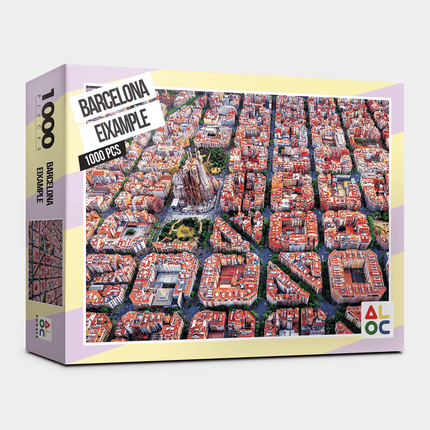Eixample District 1000-Piece Puzzle - Discover the Heart of Barcelona