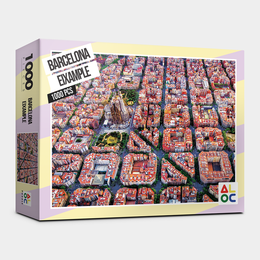 Eixample District Barcelona Puzzle - 1000 Piece Challenge