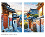 Serene Bukchon Hanok Village 500-Piece Eco-Friendly Jigsaw Puzzle for Mindful Relaxation