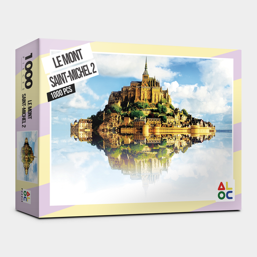 "Le Mont Saint Michel 2" Jigsaw Puzzle - 1000-Piece Challenge for Relaxation and Discovery