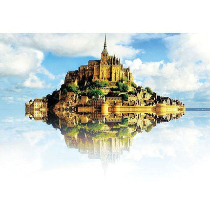 Tranquil Journey: Le Mont Saint Michel 2 1000-Piece Jigsaw Puzzle for Peaceful Enjoyment - Exquisite Korean Craftsmanship