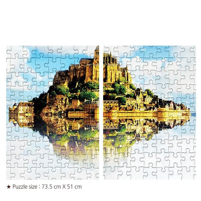 "Serene Discovery: Le Mont Saint Michel 2" 1000-Piece Jigsaw Puzzle for Relaxation and Entertainment