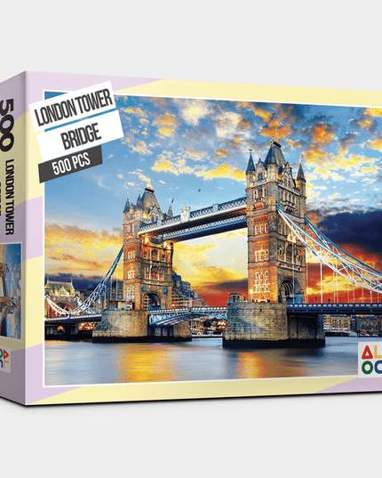 London Tower Bridge 500-Piece Jigsaw Puzzle: A Korean Artistry Challenge for Puzzle Enthusiasts