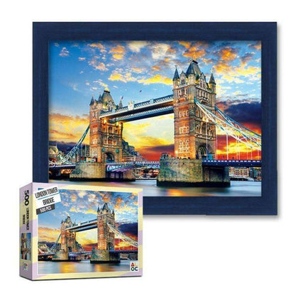 London Tower Bridge 500-Piece Jigsaw Puzzle: A Korean Artistry Challenge for Puzzle Enthusiasts
