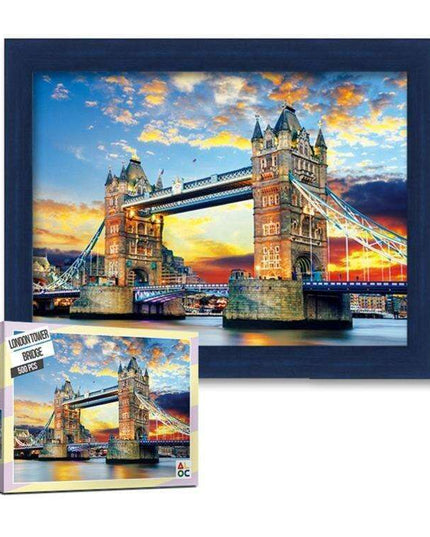 London Tower Bridge 500-Piece Jigsaw Puzzle: A Korean Artistry Challenge for Puzzle Enthusiasts