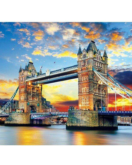 London Tower Bridge 500-Piece Jigsaw Puzzle: A Korean Artistry Challenge for Puzzle Enthusiasts