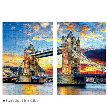 London Tower Bridge 500-Piece Jigsaw Puzzle: A Korean Artistry Challenge for Puzzle Enthusiasts