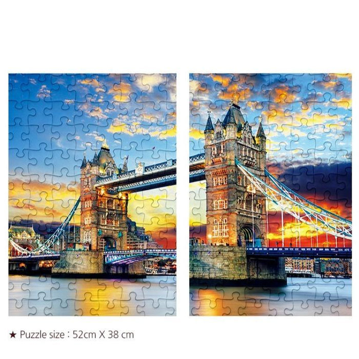 London Tower Bridge 500-Piece Puzzle Set - Exquisite Craftsmanship from Korea