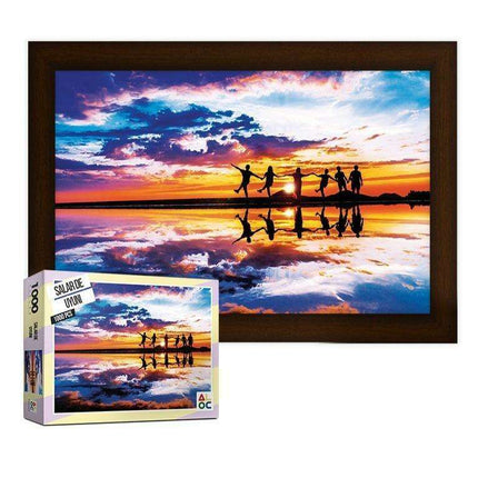 Salar de Uyuni Serenity 1000-Piece Puzzle - Tranquil Oasis Edition