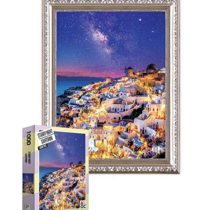Santorini Twilight Escape 1000-Piece Puzzle Kit