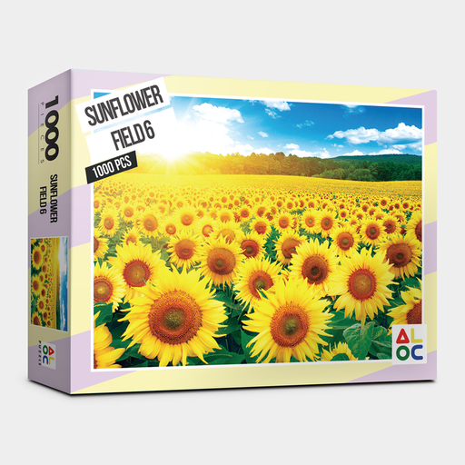Sunflower Serenity 1000-Piece Jigsaw Puzzle by Puzzle Life ALOC