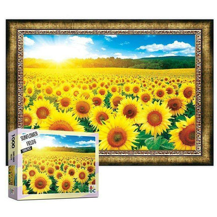Sunflower Oasis 1000-Piece Jigsaw Puzzle - Luxury Edition
