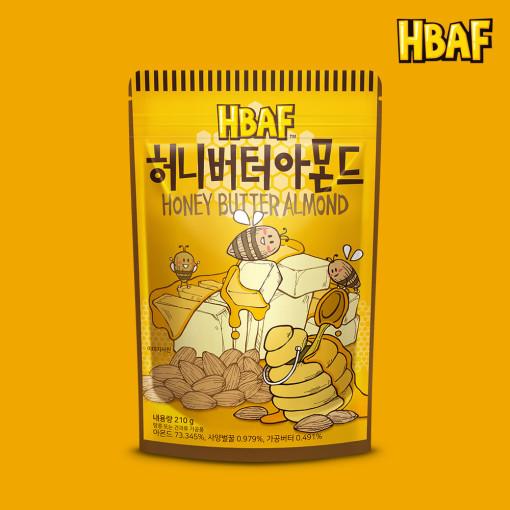 HBAF Honey Butter Almond Infusion - Gourmet Blend of California Almonds, Korean Honey, and Australian Butter