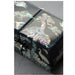 Elegant Dark Purple Najeon Jewelry Box with Majestic Twin Cranes Design