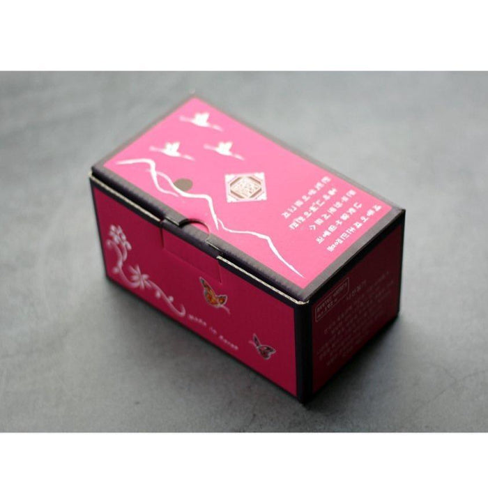 Elegant Dark Purple Najeon Jewelry Box with Majestic Twin Cranes Design
