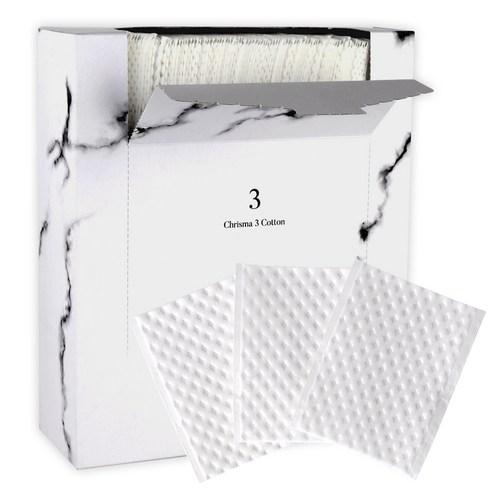 Embossed Cotton Pads for Skin Adherence