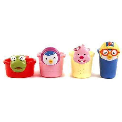 Pororo's Splash-tastic Baby Bath Cup Set for Imaginative Water Play