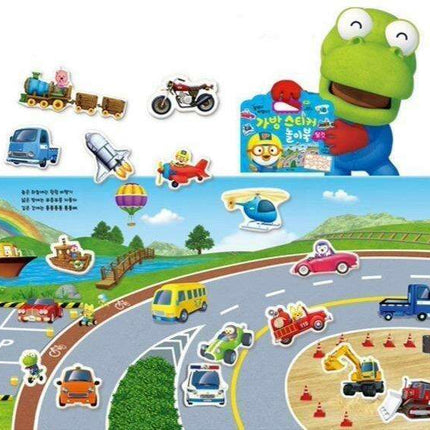 Unleash Creativity with the 21-Piece PORORO Sticker Adventure Set