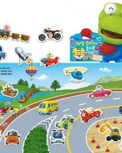 Unleash Creativity with the 21-Piece PORORO Sticker Adventure Set