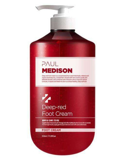 Deep Hydrating Red Keratin Foot Cream for Cracked Heel Restoration