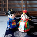 Korean Traditional Hanbok Doll Wedding Souvenir Set