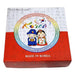Korean Traditional Characters Coaster Set with Hunminjeongeum Woman Painting by [Lavec]