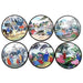 Serene Korea Coasters: Set of 6 Featuring Traditional Landscapes