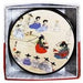 Elegant Korean Artistry: 6-Piece Shin Yun Bok Cork Coaster Set