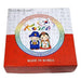 Elegant Korean Artistry: 6-Piece Shin Yun Bok Cork Coaster Set