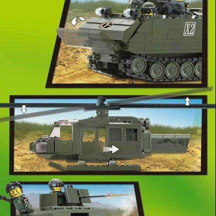 Cobra Combatant Tactical Expedition: 562-Piece Military Search Party Building Kit