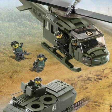 Cobra Combatant Tactical Expedition: 562-Piece Military Search Party Building Kit