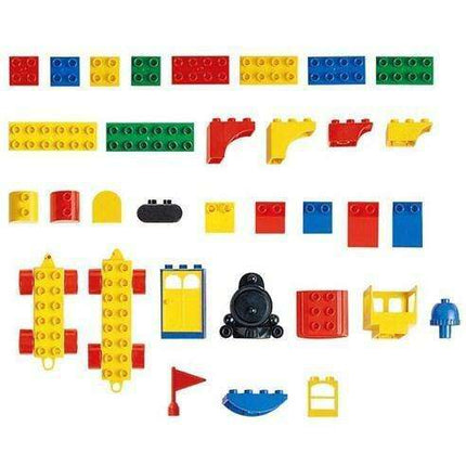 Imaginative Builders: 79-Piece Oxford Block Set with Figures and Fun Stickers