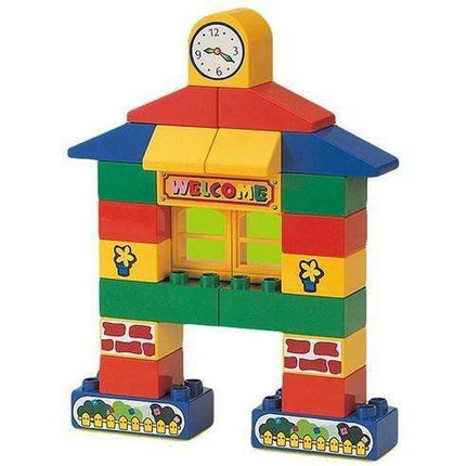 Imaginative Builders: 79-Piece Oxford Block Set with Figures and Fun Stickers