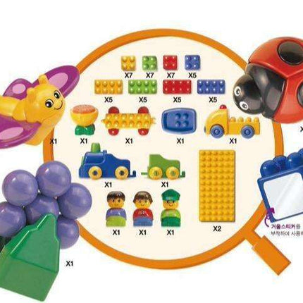 Innovative 63-Piece Educational Building Block Set for Kids