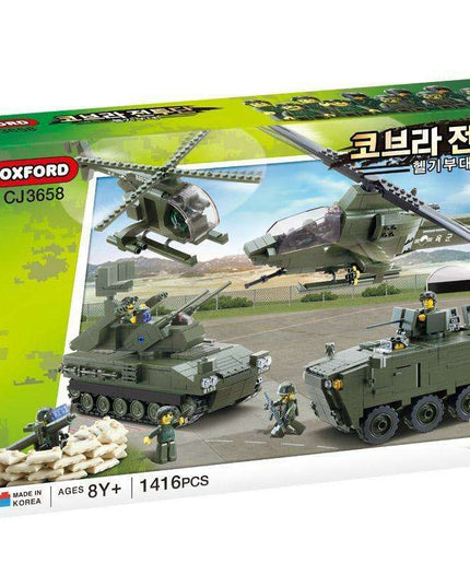 Cobra Combatant Helicopter Construction Set - 1,416 Pieces