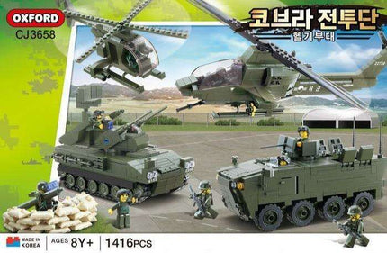 Cobra Combatant Helicopter Construction Set - 1,416 Pieces