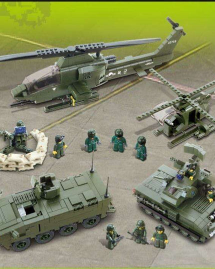 Cobra Combatant Helicopter Construction Set - 1,416 Pieces