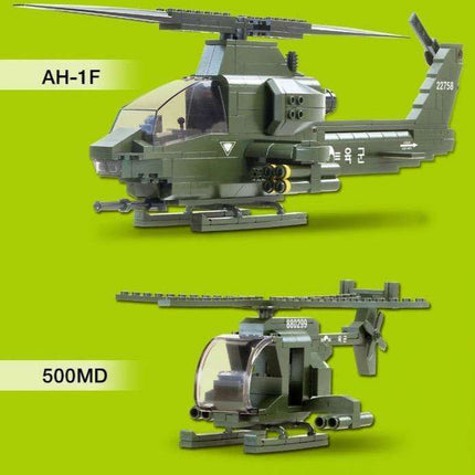 Cobra Combatant Helicopter Construction Set - 1,416 Pieces