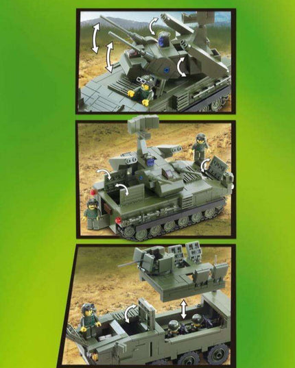 Cobra Combatant Helicopter Construction Set - 1,416 Pieces