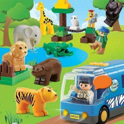 Wildlife Exploration Building Kit featuring 8 Unique Creatures by OXFORD Blocks