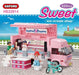 Ice Cream Shop Truck Building Set - Premium Quality 420-Piece Oxford Blocks Kit for Ages 8+