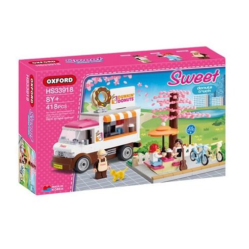 Sweet Donut Truck Building Kit by OXFORD Blocks - Creative 418pcs Kit
