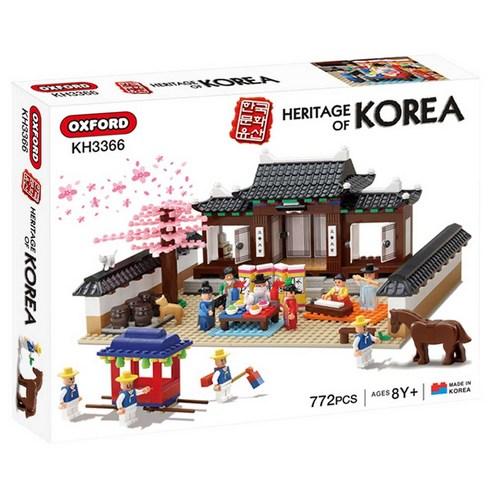 OXFORD #KH3366 Korean Heritage Traditional Wedding Blocks Building Kit 772pcs