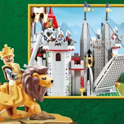 Majestic Lion's Knight Castle Exploration Building Set - 1,220 Piece Creative Construction Kit