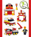 Fire Station Building Set: Educational Fire Station Blocks Kit with Storybook