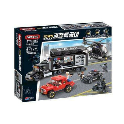SWAT Tactical Mobile Command HQ Building Set - 763 Piece Adventure